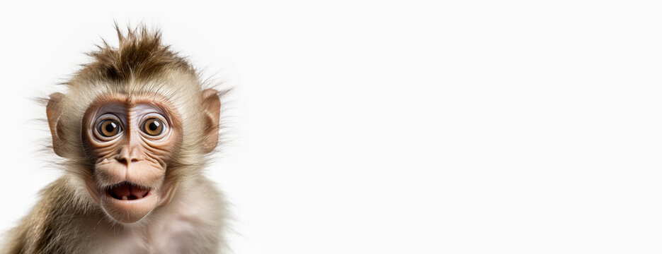 Shocked monkey banner