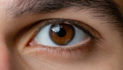 Fototapeta premium Close up of a female eye. 