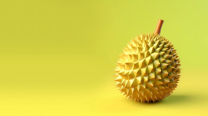 Hand drawn durian illustration material
