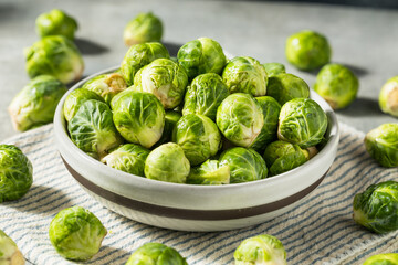 Healthy Organic Brussels Sprouts