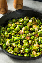 Healthy Roasted Homemade Brussels Sprouts