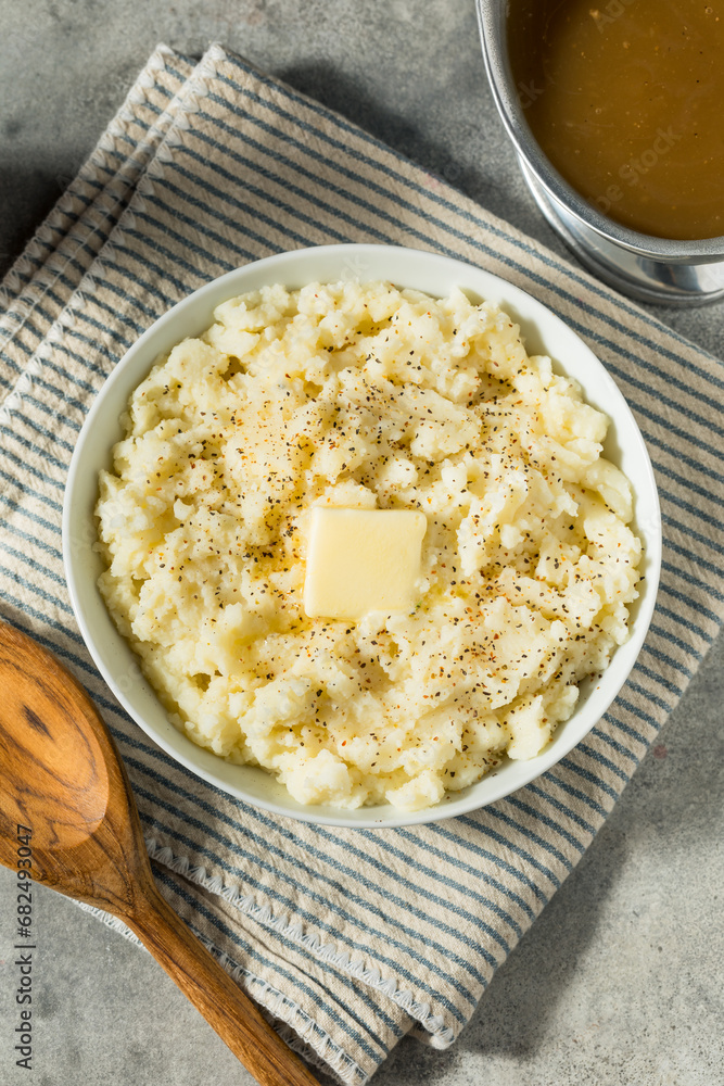 Sticker Homemade White Mashed Potatoes