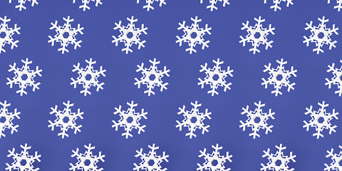 Cute snowflake on red background. Nice element for christmas banner, cards. New year ornament.
