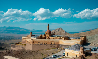 Ishak Pasha Palace ( Turkish : Ishak Pasa Sarayi )  is a semi-ruined palace and administrative complex located in the Dogubeyazit district of Agri province of eastern Turkey.