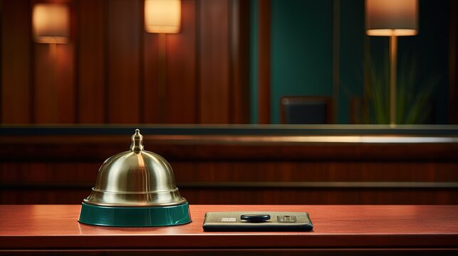 Hotel reception best sale desk bell