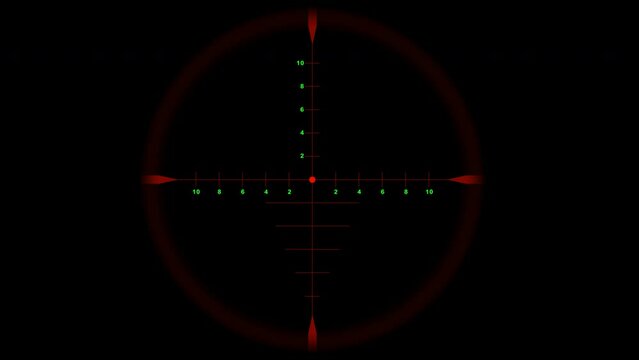 Night Vision Sniper Scope Overlay