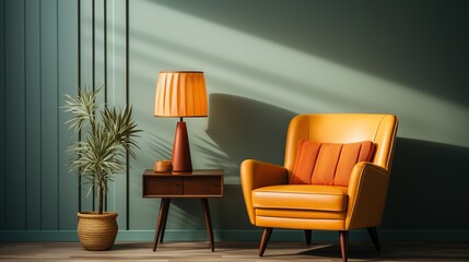 Explore vintage charm with clean minimalist surfaces, retro furniture design, and decor inspired by architectural beauty in an interior magazine.