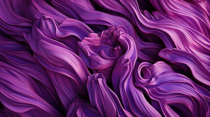 Obraz premium a close up of a purple flower with a blurry image of the flower in the center of the flower and the petals in the center of the flower petals.