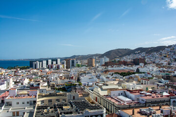 Fototapeta premium Las Palmas city in Gran Canaria, Spain