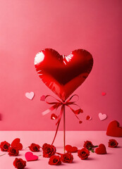 valentine background with heart