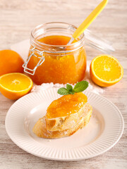 Homemade orange marmalade