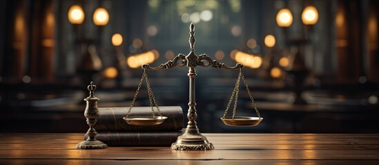 In the court of law, the lawyer passionately argued for the freedom of the criminal, questioning the validity of the legal system's measurement of justice and advocating for a fair punishment that - obrazy, fototapety, plakaty