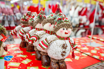 Christmas decorations snowman toys