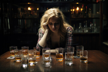 Breaking the Chains of Alcohol Addiction - obrazy, fototapety, plakaty