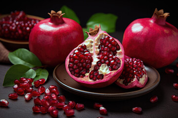 The Rich Beauty of Pomegranate Fruit