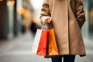 Bags of Joy. A Woman's Happy Shopping Adventure