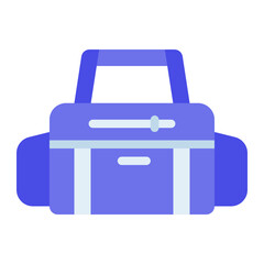 Gym Bag colorful flat icon