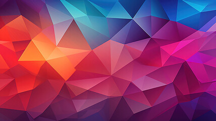 Obraz premium dynamic polygon background colour g