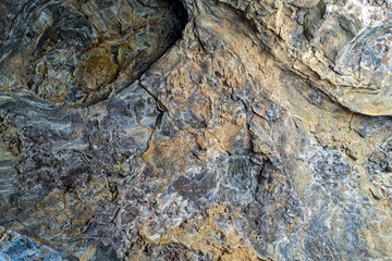 The ceiling of the Ovis Cave at the Lava Beds National Monument in California, USA