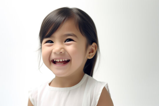 Charming little girl holds toothbrush in her hand. This image can be used to promote dental hygiene and oral care products