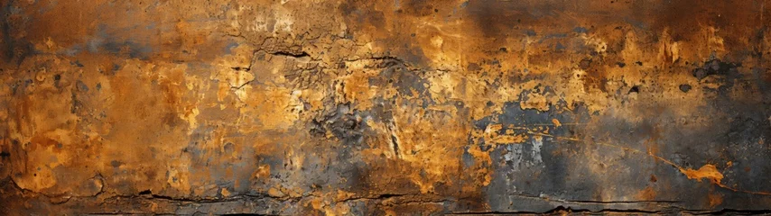 Crédence de cuisine en verre imprimé Vieux mur texturé sale Weathered and Rusty Wall Texture