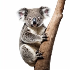 a koala bear climbing a treea koala bear climbing a tree