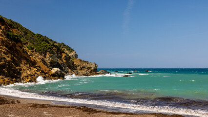 Fototapeta na wymiar Xanemos Beach - Skiathos - Griechenland