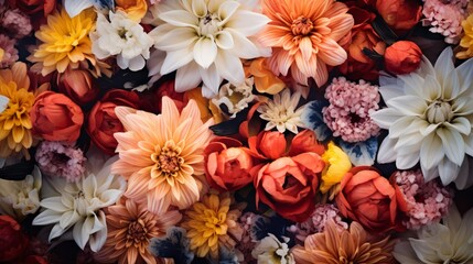 Obraz na płótnie Canvas Abstract background of flowers. Close-up