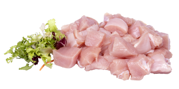 filet z kurczaka kostka,  cubed chicken fillet