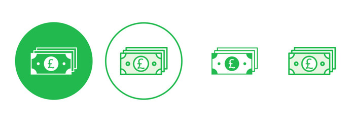 Money icon set. Money vector icon.