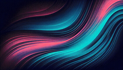 A grainy gradient background with grain texture in retro blue, pink  and teal colors, perfect for a dark banner or abstract design wallpaper