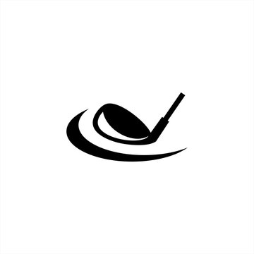 golf logo design, golf vector design, icon, symbol, silhouette, design for golf fans, golf lovers, golf players