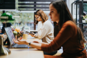 Diverse professionals collaborating on market analysis and profit growth in a creative office.