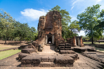 Fototapeta na wymiar Si Thep Historical Park New World Heritage Site, Si Thep District, Phetchabun Province, Thailand