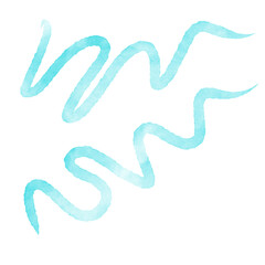 Obraz premium Watercolor Scribble Doodles