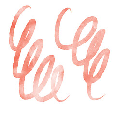 Watercolor Scribble Doodles