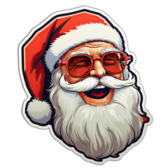 Happy Santa Claus Joyful Sticker
