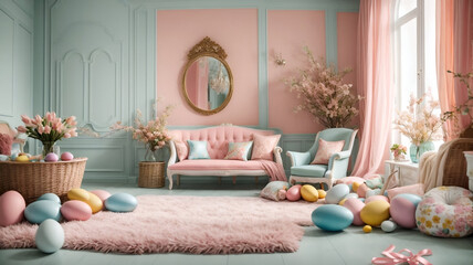 Elegance in Pastels: A Victorian Easter