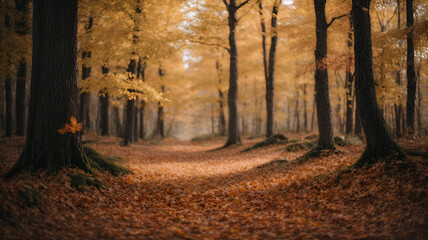 Autumn Whisper:Golden Canopy Trail