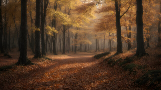 The Forest's Golden Hour