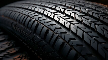 Fototapeta premium tire close up background texture 