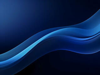 Obraz premium Abstract technology futuristic glowing curved line on dark blue background, Abstract flow gradient background, ai generated photo
