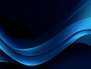 Obraz premium Abstract technology futuristic glowing curved line on dark blue background, Abstract flow gradient background, ai generated photo