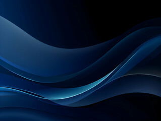 Abstract technology futuristic glowing curved line on dark blue background, Abstract flow gradient background, ai generated photo