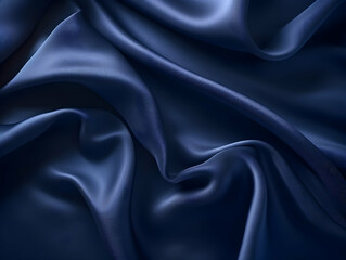 Fototapeta premium Abstract technology futuristic glowing curved line on dark blue background, Abstract flow gradient background, ai generated photo