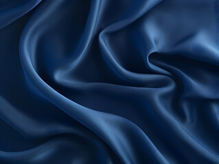 Obraz premium Abstract technology futuristic glowing curved line on dark blue background, Abstract flow gradient background, ai generated photo