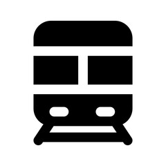 train glyph icon