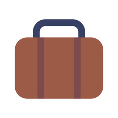 suitcase flat icon