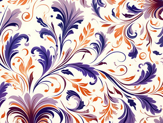 Seamless printing pattern design, printing pattern for clothing, printing texture for all over printing, ai generated photo