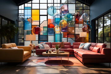 Contemporary Architectural Residence, generative AI